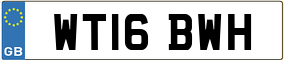 Truck License Plate